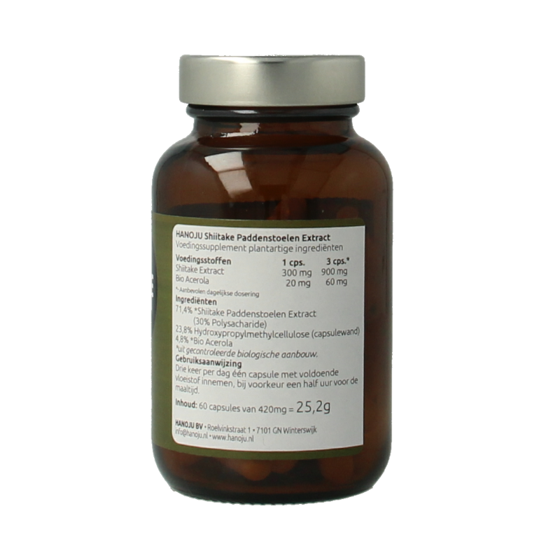 Hanoju Shiitake extract bio - Afbeelding 3