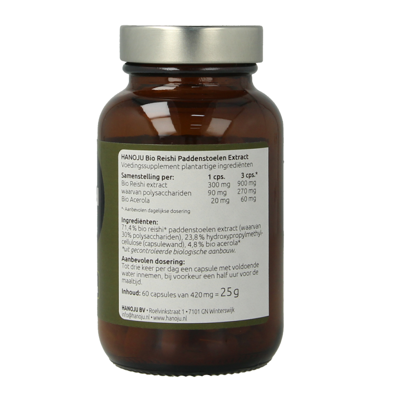 Hanoju Reishi extract bio - Afbeelding 3
