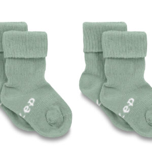 KipKep Blijf baby sokjes 0-6 mnd pale green/groen