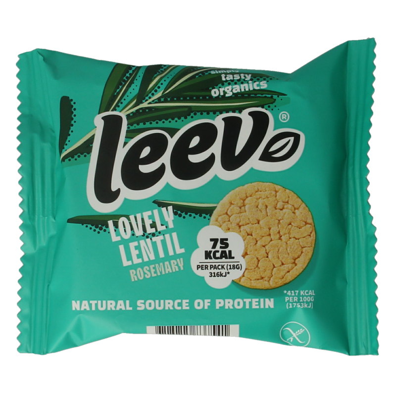 Leev Lovely lentil cakes rosemary bio