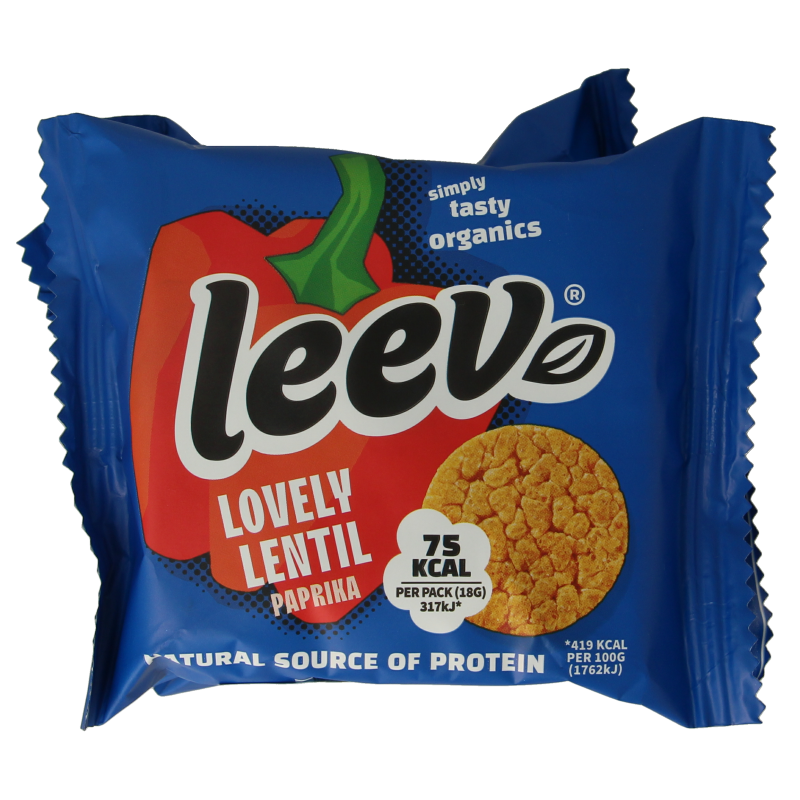 Leev Lovely lentil cakes paprika bio
