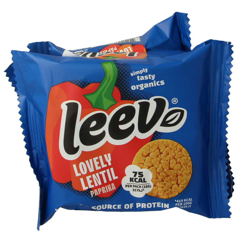 Leev Lovely lentil cakes paprika bio - Afbeelding 2