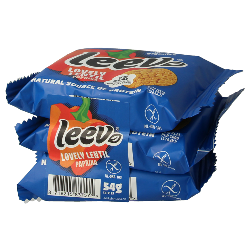 Leev Lovely lentil cakes paprika bio - Afbeelding 5