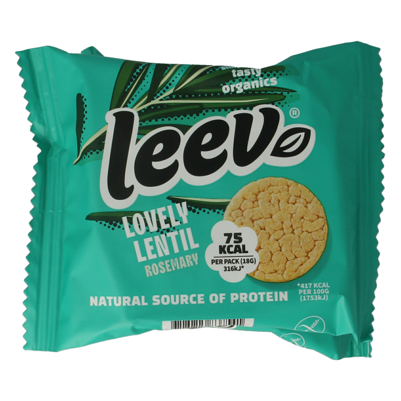 Leev Lovely lentil cakes rosemary bio