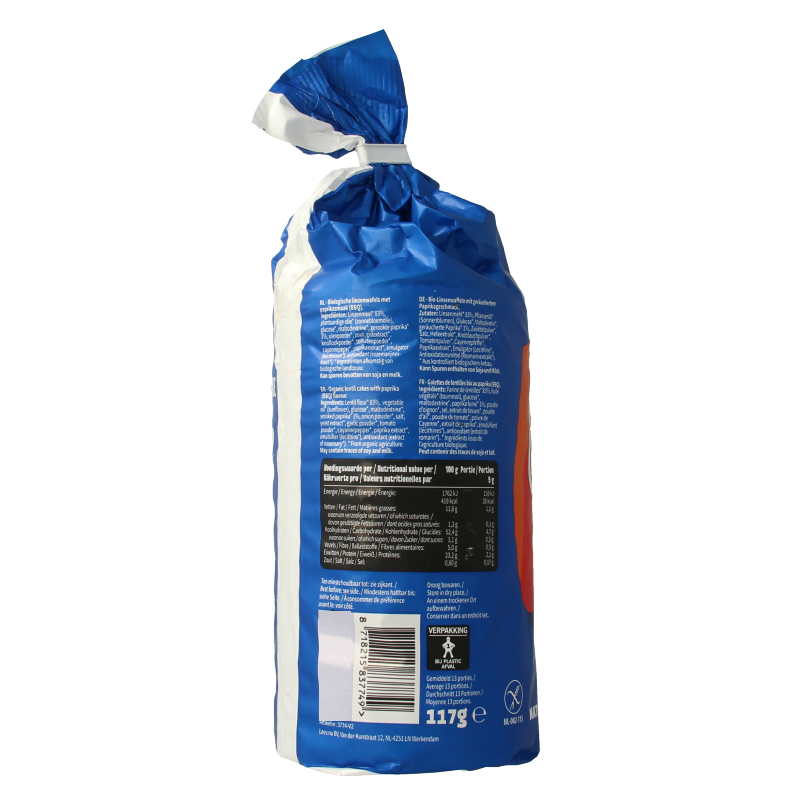 Leev Lovely lentil cakes paprika bio - Afbeelding 2