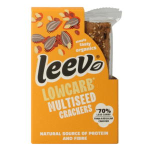 Leev Lowcarb crackers multiseed bio