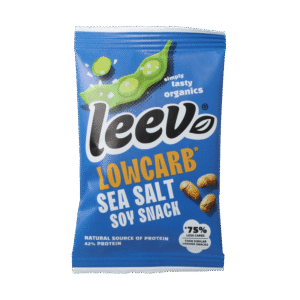 Leev Bio lowcarb snack soyabonen met zeezout