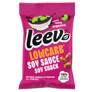 Leev Lowcarb snack soyabonen  soya saus bio