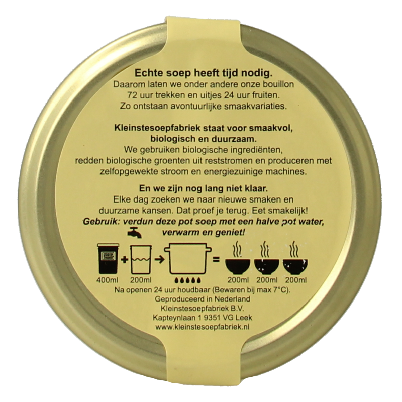 Kleinstesoepfabriek Kippenbouillon bio - Afbeelding 2