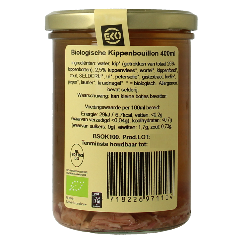 Kleinstesoepfabriek Kippenbouillon bio - Afbeelding 3