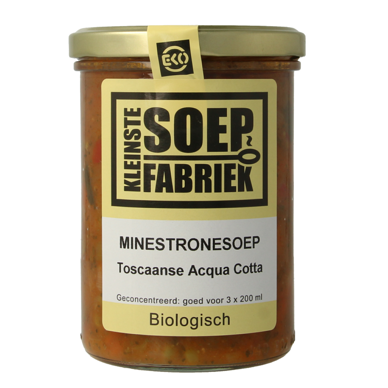 Kleinstesoepfabriek Acqua cotta Toscaanse minestronesoep bio