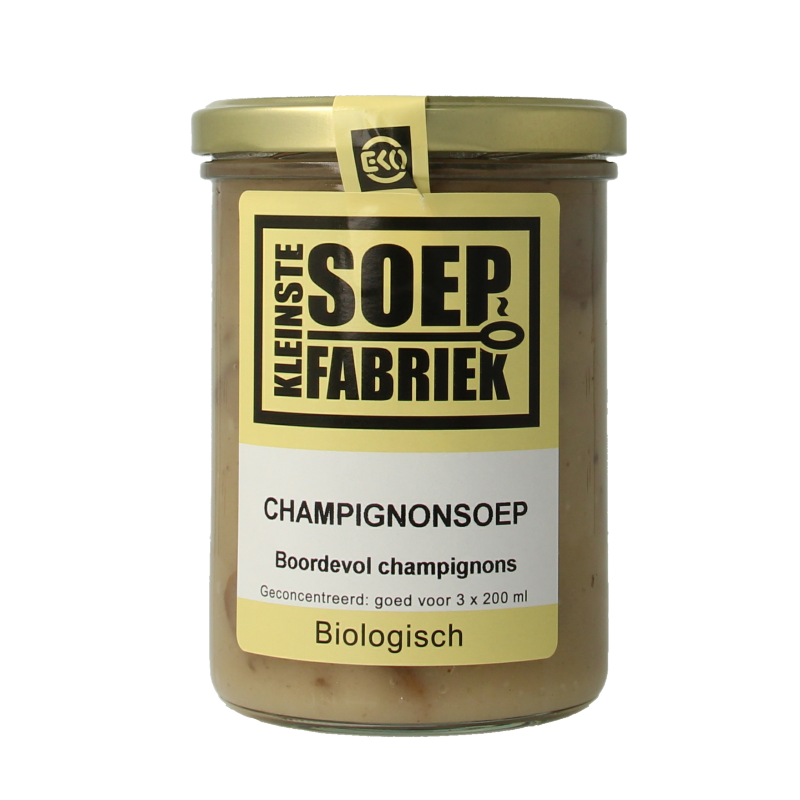 Kleinstesoepfabriek Champignonsoep bio