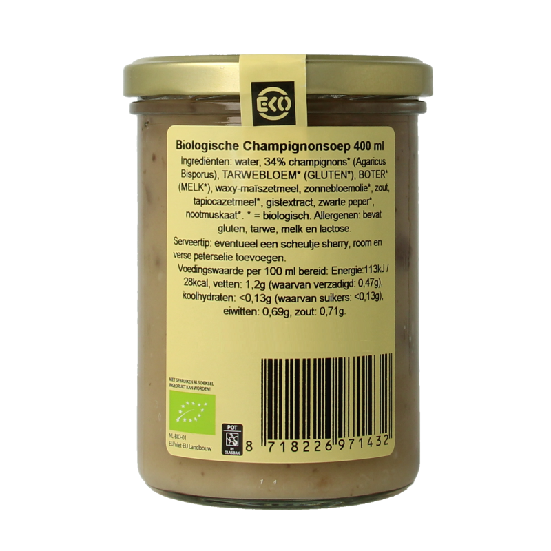 Kleinstesoepfabriek Champignonsoep bio - Afbeelding 2