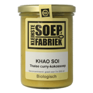 Kleinstesoepfabriek Khao Soi hemelse soep bio
