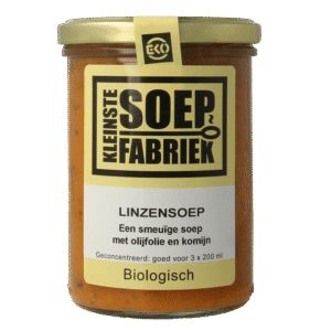 Kleinstesoepfabriek Linzensoep bio
