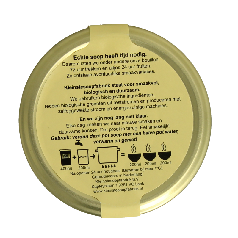 Kleinstesoepfabriek Marokkaanse harira krachtige maaltijdsoep bio - Afbeelding 2