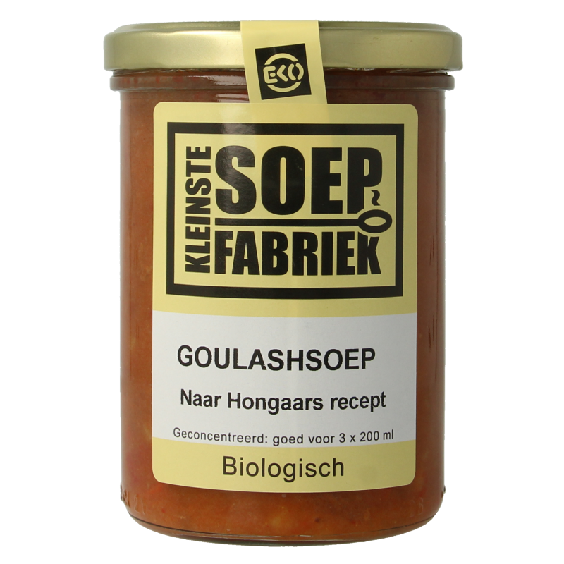 Kleinstesoepfabriek Goulash soep bio