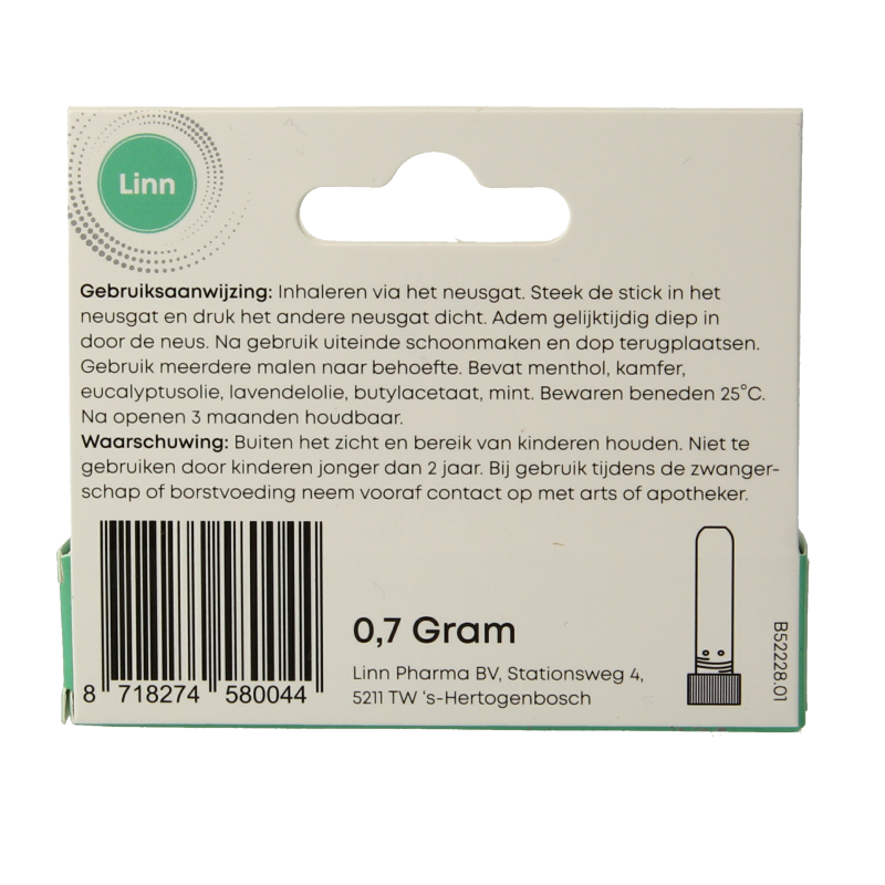 Linn Neusinhaler stick - Afbeelding 2