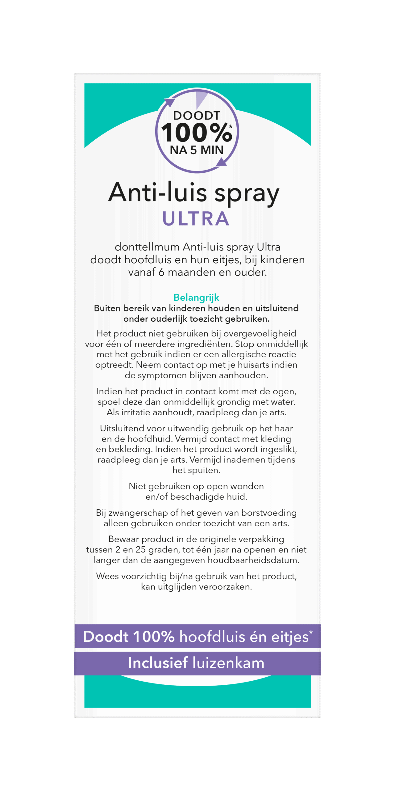 Donttellmum Anti luis spray ultra - Afbeelding 4