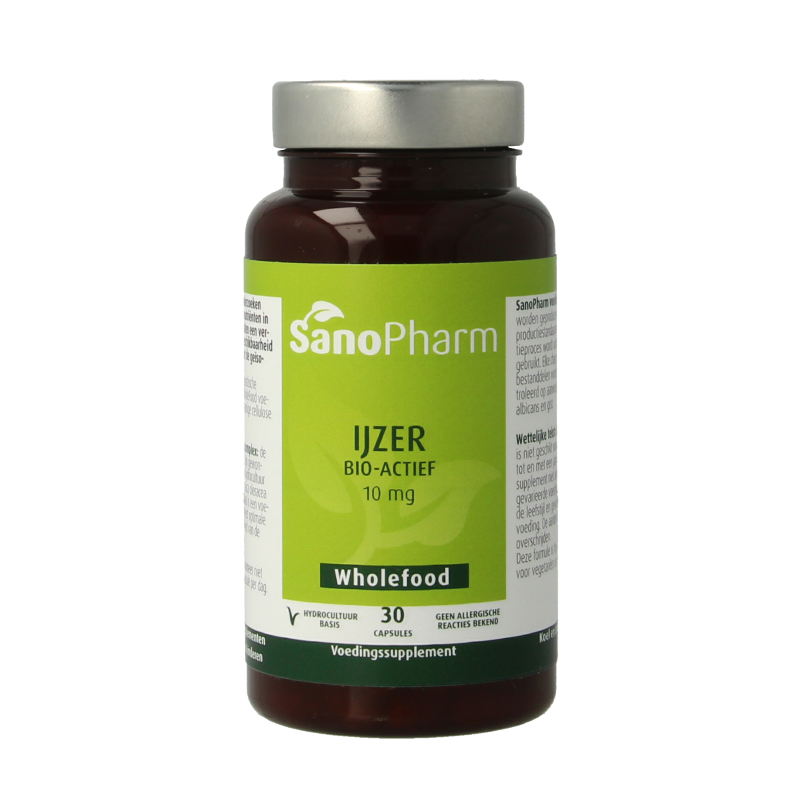 SanoPharm IJzer 10mg wholefood