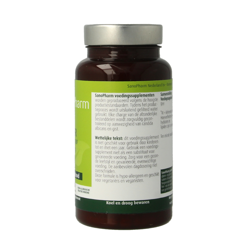 SanoPharm IJzer 10mg wholefood - Afbeelding 4