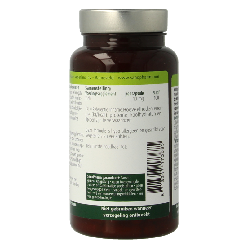 SanoPharm Zink wholefood - Afbeelding 3