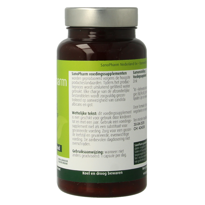 SanoPharm Zink wholefood - Afbeelding 4