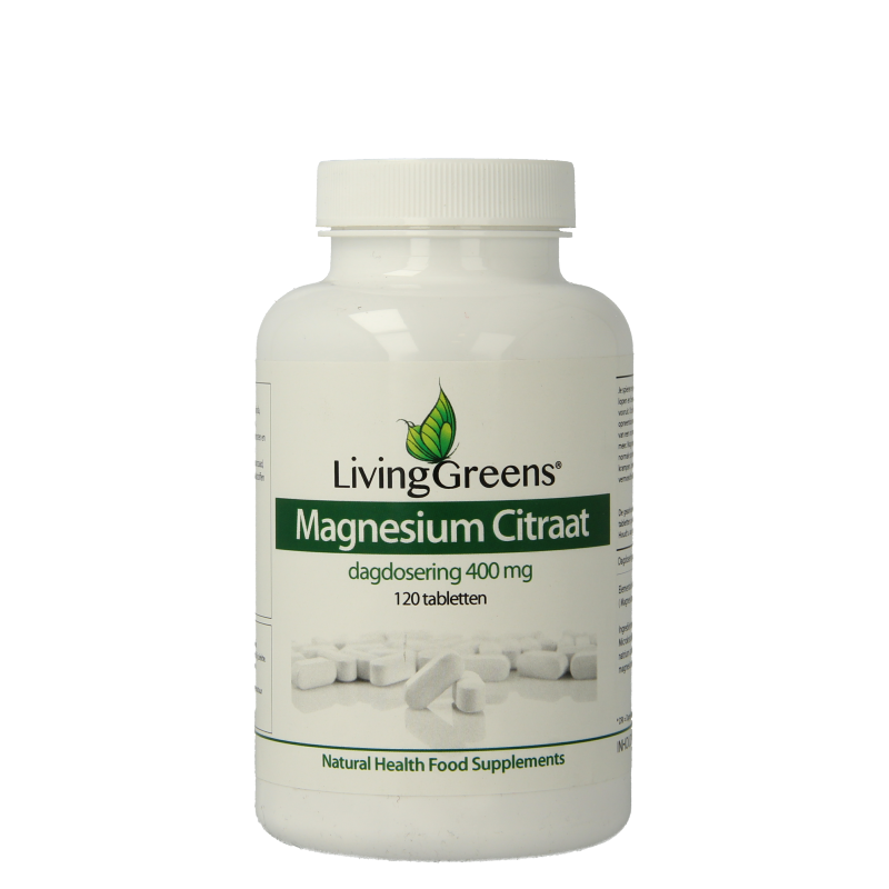 Livinggreens Magnesium citraat 400mg