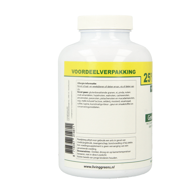 Livinggreens Gewrichten formule curcuma & collageen complex - Afbeelding 2