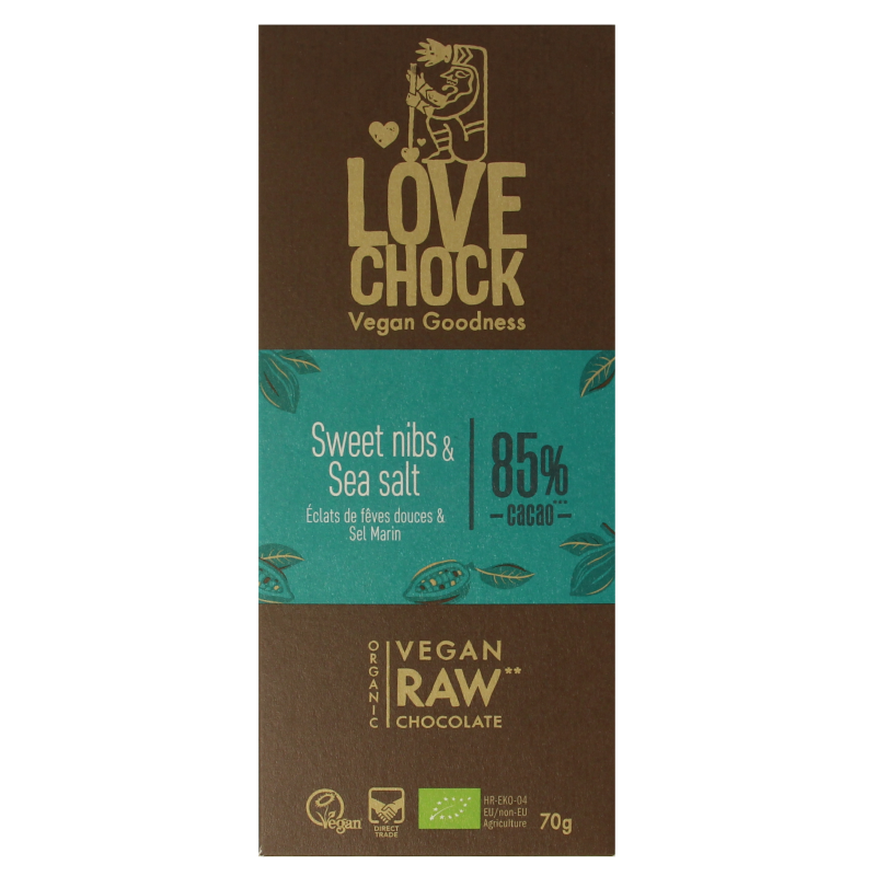 Lovechock Sweet nibs & seasalt bio