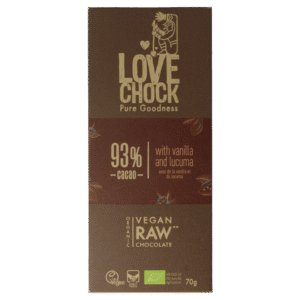 Lovechock 93% Pure vanilla lucuma bio