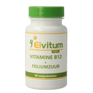 Elvitum  Vitamine B12 1000mcg + foliumzuur