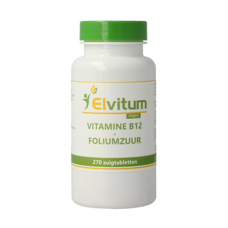 Elvitum Vitamine B12 1000mcg + foliumzuur