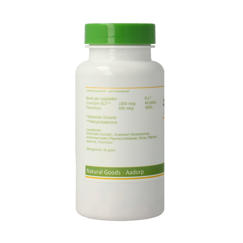 Elvitum Vitamine B12 1000mcg + foliumzuur - Afbeelding 2