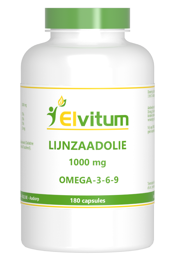 Elvitum Lijnzaadolie omega 3 6 9