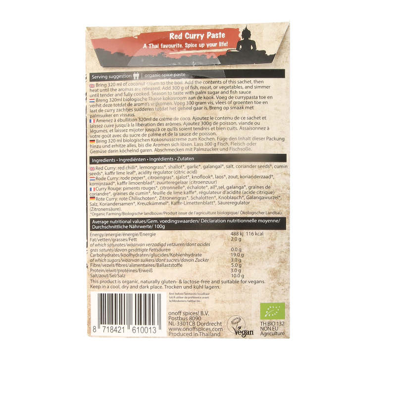 Onoff Thaise rode currypasta bio - Afbeelding 2