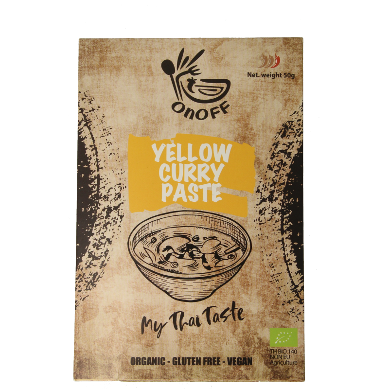 Onoff Thaise gele currypasta bio