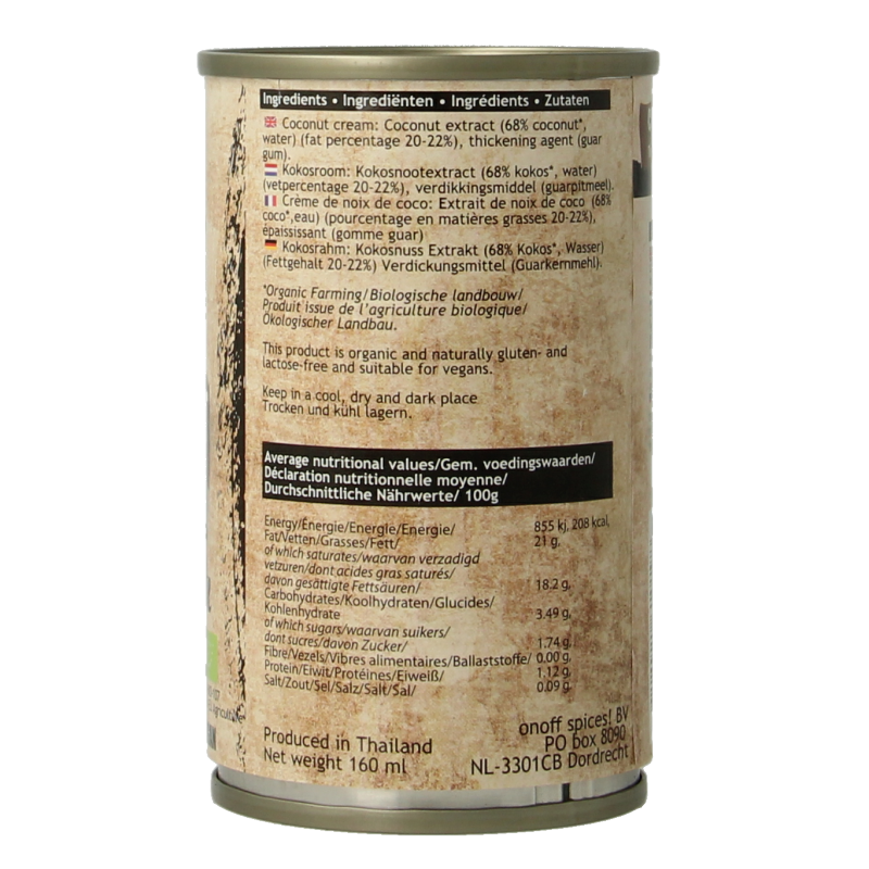 Onoff Kokosroom bio - Afbeelding 3