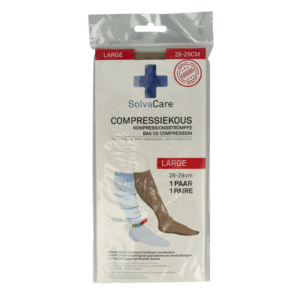Solvacare Compressiekous beige L 26 - 29 cm