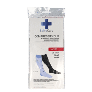 Solvacare Compressiekous zwart L 26 - 29 cm
