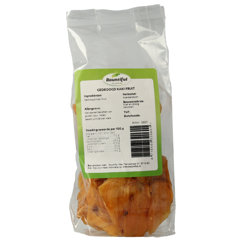 Bountiful Kaki fruit gedroogd zonder suiker - Afbeelding 2