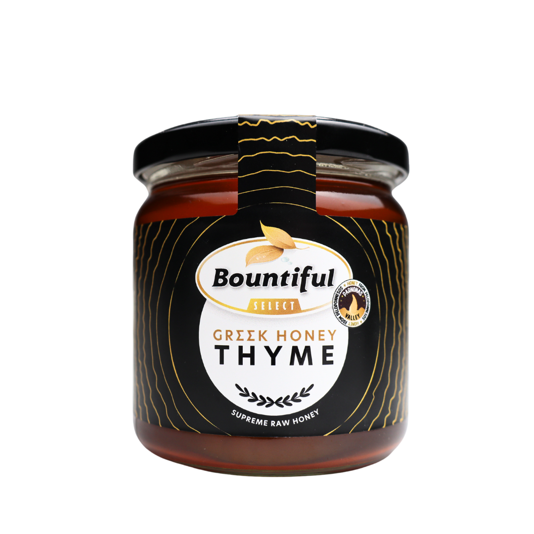 Bountiful select Griekse rauwe honing thyme/tijm
