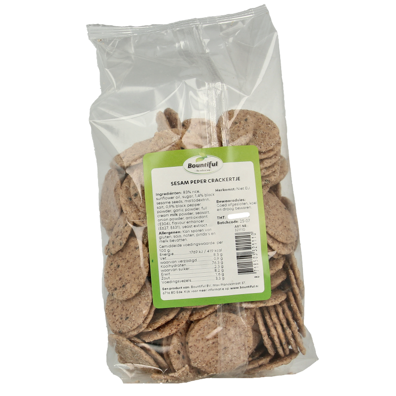 Bountiful Sesame pepper cracker - Afbeelding 2