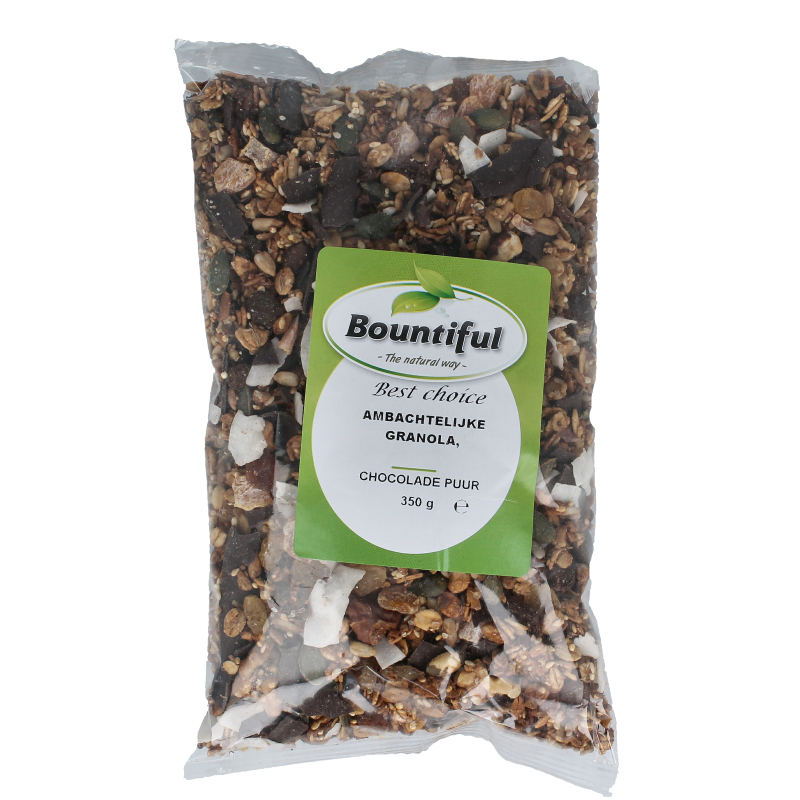 Bountiful Ambachtelijke granola chocola puur