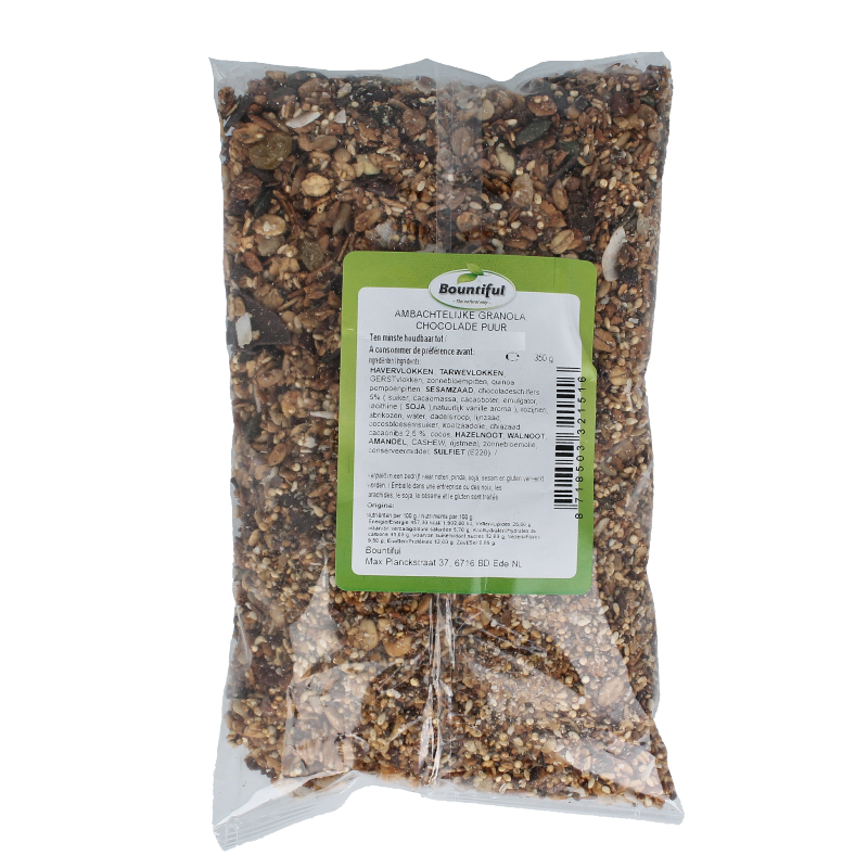 Bountiful Ambachtelijke granola chocola puur - Afbeelding 2