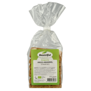 Bountiful Anijs amandel staafjes bio