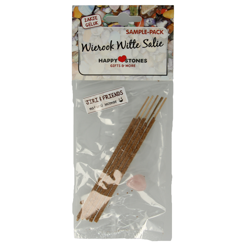 Jiri & Friends Zakje geluk wierook witte salie mini