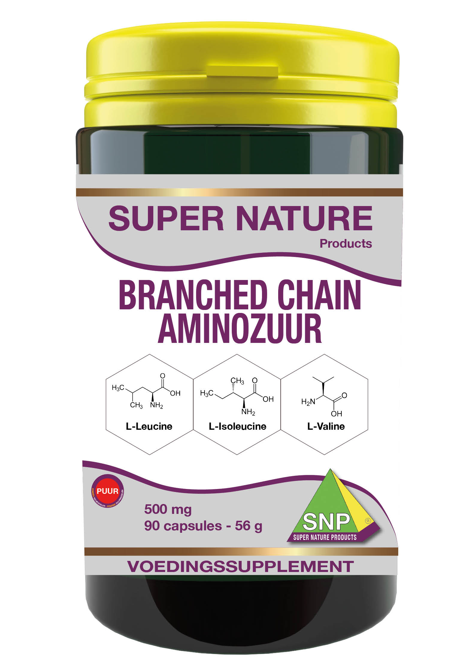 SNP Branched chain aminozuur 500mg puur