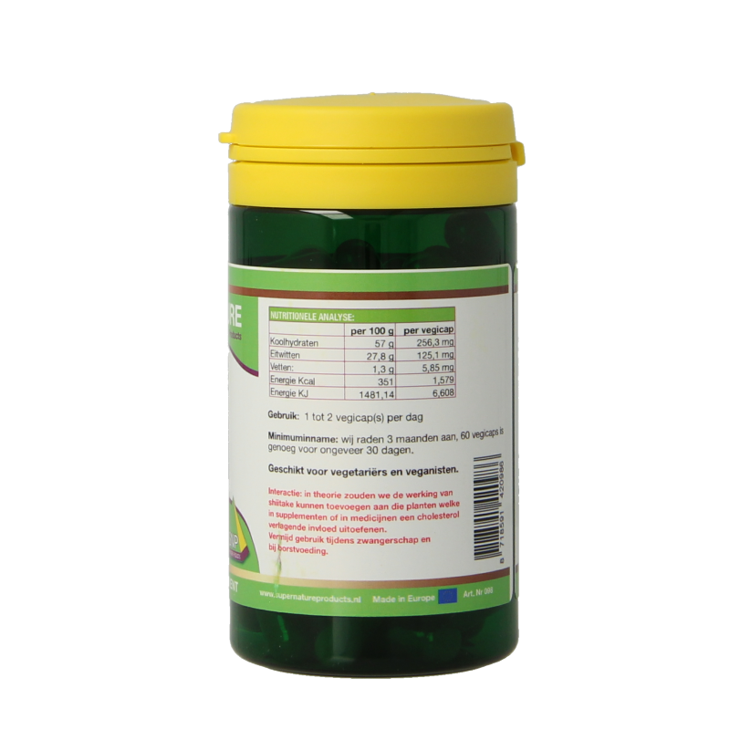 SNP Shiitake 450mg puur - Afbeelding 3