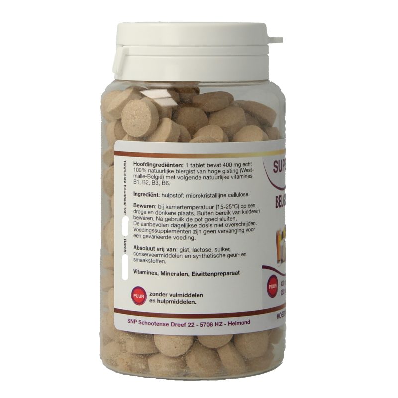 SNP Belgische biergist 400 mg puur - Afbeelding 2